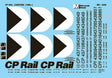 Canadian Pacific - CP -- Cabooses (Multimark Logos) 1969+