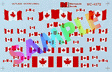 Canadian Flags -- 1965+ Red & White w/Maple Leaf