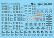 Railroad Decal Set -- PD3000 Pressureaide Covered Hopper Data (black)