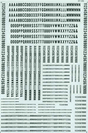 Alphabet Decals -- Condensed Gothic (black)