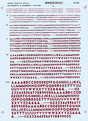 Alphabets & Numbers - Union Pacific Style -- Red w/Black Outline