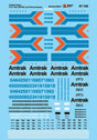 Amtrak -- EMD E, F & F40PH Diesels Phase I Scheme 1970