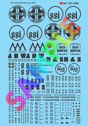 SSI Leasing Railroad -- circa 1970+