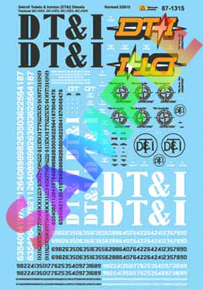 Detroit, Toledo & Ironton - DT&I -- Diesels