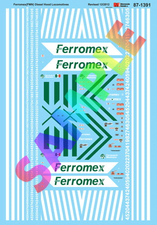 Ferromex - FXE -- Hood Diesel Locomotives