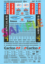 Carlon - CARX, American Car & Foundry - ACFX -- Plastic 4650-5250-5700 Covered Hoppers