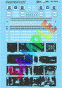 Railroad Decal Set -- EMD Leasing EMDX Soo Line Ex-Milwaukee  Bandit/Patched Locomotives-1