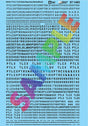 Railroad Decal Set -- NAHX, PTLX, TLCX Style Reporting Marks (black)