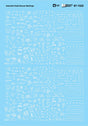 Railroad Decal Set -- Assorted Chalk Boxcar Markings