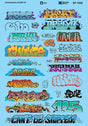 Graffiti Decal Set -- Contemporary (Set #3)