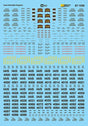 Railroad Decal Set -- Iowa Intersate 4000-Series Covered Hoppers