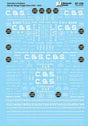 Railroad Decal Set -- Colorado & Southern Narrow Gauge Freight Cars and Cabooses 1910-1941
