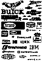 20th Century Sign Sets -- Set #2 - Late; Buick, Xerox, IBM, Best Western, Texaco, Zenith & More