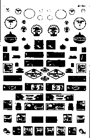 1930s & 40s Era Signs -- Commerical Signs Set #2; Gas Stations, Tourist Court, Hamburgers & More