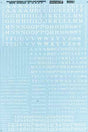 Alphabets & Numbers - Railroad Roman -- White