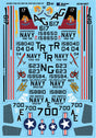 Military Decal Set -- US Navy EA-6B Prowler VAQ-129, VAQ132, VAQ-136, VAQ-137
