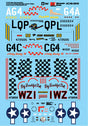 Military Decal Set -- P-51B Salem Represenative, P-51D: 4 Different Nose Art Selections
