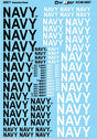 Military Decal Set -- Navy - Various Sizes