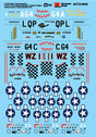 Military Decal Set -- P-51B Salem Represenative, P-51D: 4 Different Nose Art Selections