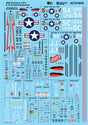 Military Decal Decal Set -- USAF Phantoms - F-4E's & YF-4E Hybrid Sharkmouth