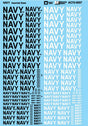 Military Decal Set -- Navy - Various Sizes