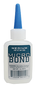 MicroBond Advanced Adhesive for Slippery Plastics - 1oz  29.6mL -- Medium