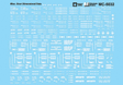 Miscellaneous Door Dimensional Data -- White
