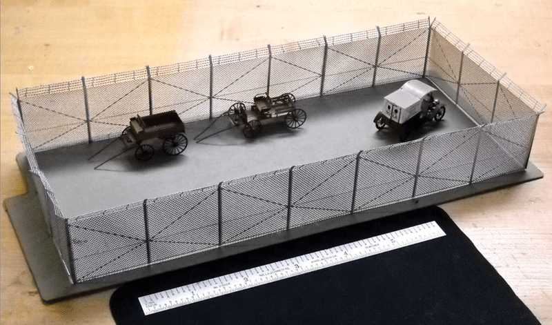 10' High Security Fence -- Etched-Brass Kit