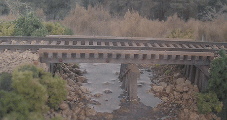 Laser-Cut Cheat Run Trestle Kit - Standard Gauge -- Approximate Size: 13' x 27'