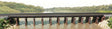 Wood Estuary Railroad Trestle -- Laser-Cut Wood Kit - 14 x 90 Scale Feet-1