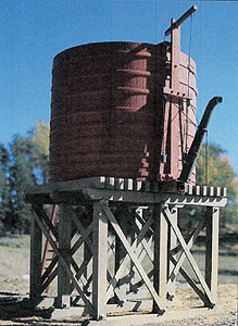 McCabe Lumber Rail Facility Series - Kit (Laser-cut Wood) -- 20,000-Gallon Open-Top Water Tank On3/On30: Scale 18 x 18'  5.5 x 5.5m