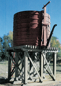 McCabe Lumber Rail Facility Series - Kit (Laser-cut Wood) -- 20,000-Gallon Open-Top Water Tank O: Scale 18 x 18'  5.5 x 5.5m Scale