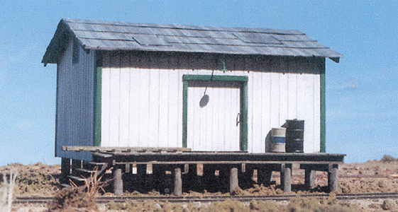Maintenance-of-Way Shed - Kit (Laser-cut Wood & Card) -- Scale: 22 x 29'  67.1 x 88.4m