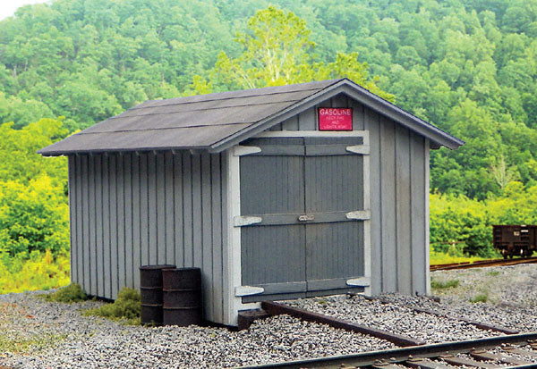 C&O Standard Section Car House -- Laser-Cut Wood Kit - 13 x 20 Scale Feet