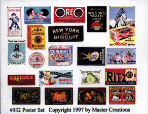 Color Poster Set -- General Store III