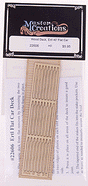 Laser-Cut, Self-Adhesive Wood Flatcar Deck -- For Ertl 40' Flatcar w/Stakes (Car Out of Production)