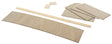 Boxcar Interior & Roofwalk -- Laser-Cut Wood Kit - Fits Red Caboose AAR 40' Single-Door Boxcar