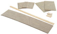 Boxcar Interior & Roofwalk -- Laser-Cut Wood Kit - AAR 40' 10' Interior Height Double-Door Boxcar