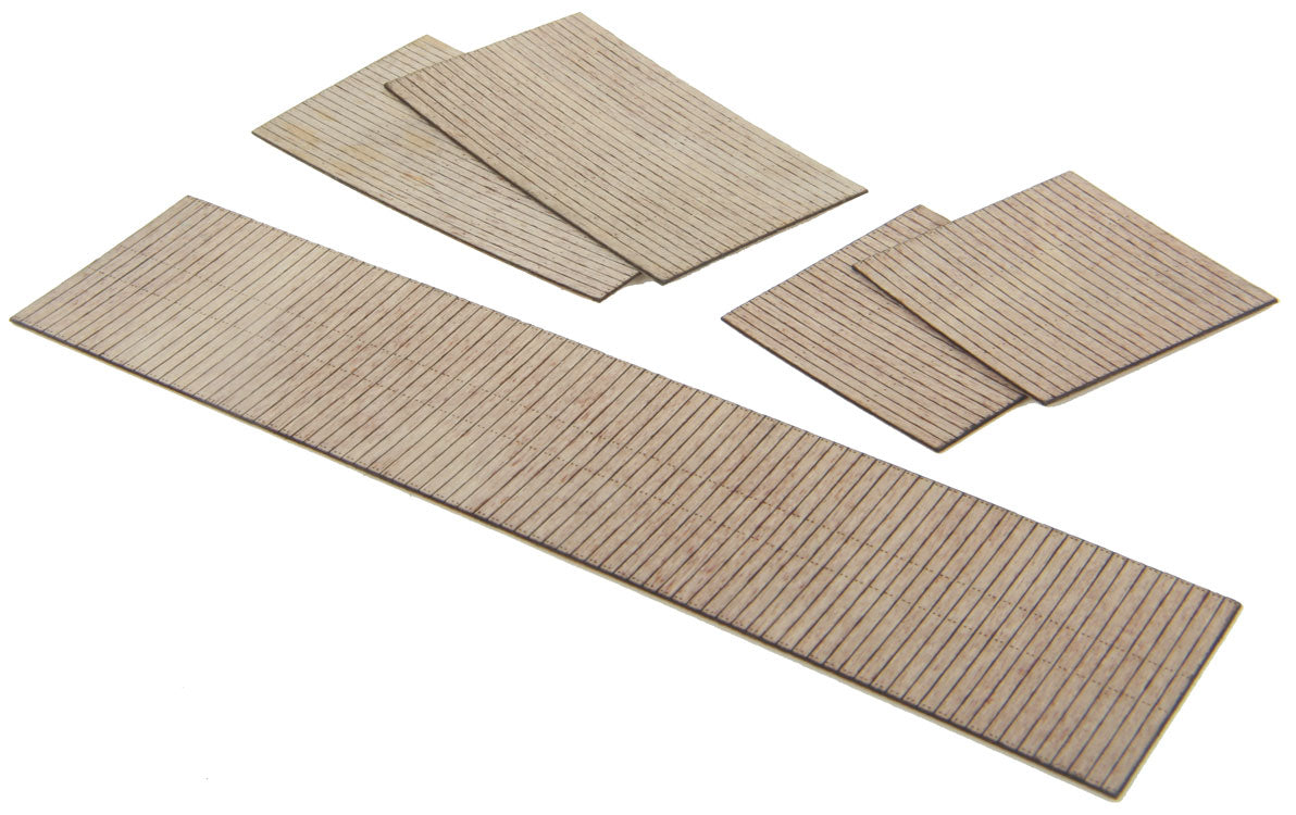 Boxcar Interior -- Laser-Cut Wood Kit - Fits Red Caboose 40' 4-3-1 10'6" Height Double-Door Bo