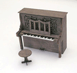 Laser-Cut Wood Kit -- Upright Piano & Stool