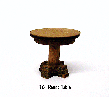 Round Table Laser-Cut Wood Kit pkg(4) -- 36"  91.4cm