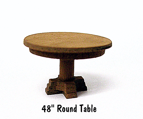 Round Table Laser-Cut Wood Kit pkg(4) -- 48"  122cm