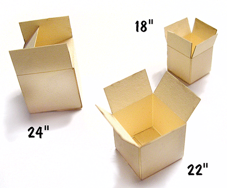 Corrugated Cartons - Kit -- pkg(12)