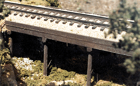 Atlantic Coast Line 50' Ballast Deck Trestle -- 2 x 6-13/16"