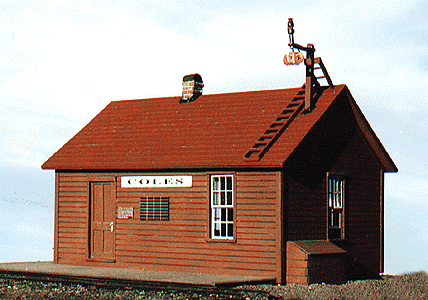 East Broad Top Coles Station -- 3-1/2 x 4-1/8"
