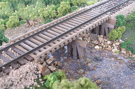 Cheat Run Trestle - Standard Gauge -- Approximate Scale Size: 13 x 27'  4 x 8.2m