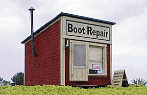 Cabin Creek Series -- Boot Repair Shop - 2 x 3-5/16"