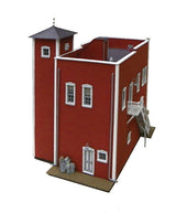 Fire Station No. 1 - Cabin Creek Series -- Laser-Cut Wood Kit - 35 x 58 x 44 Scale Feet-2