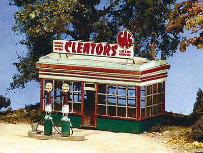 Cabin Creek Series -- Cleator's Gas Station - 3 x 1-1/2"