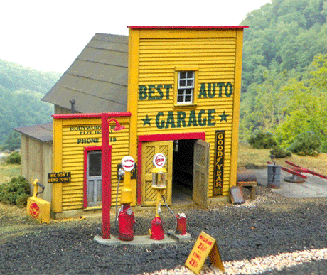 Goin' Home Series -- Best Auto Garage - 3-13/16 x 4-1/8"